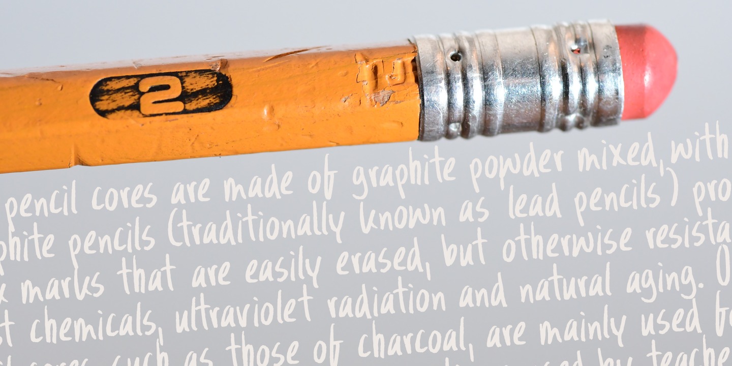 Пример шрифта Wandering Pencil #3